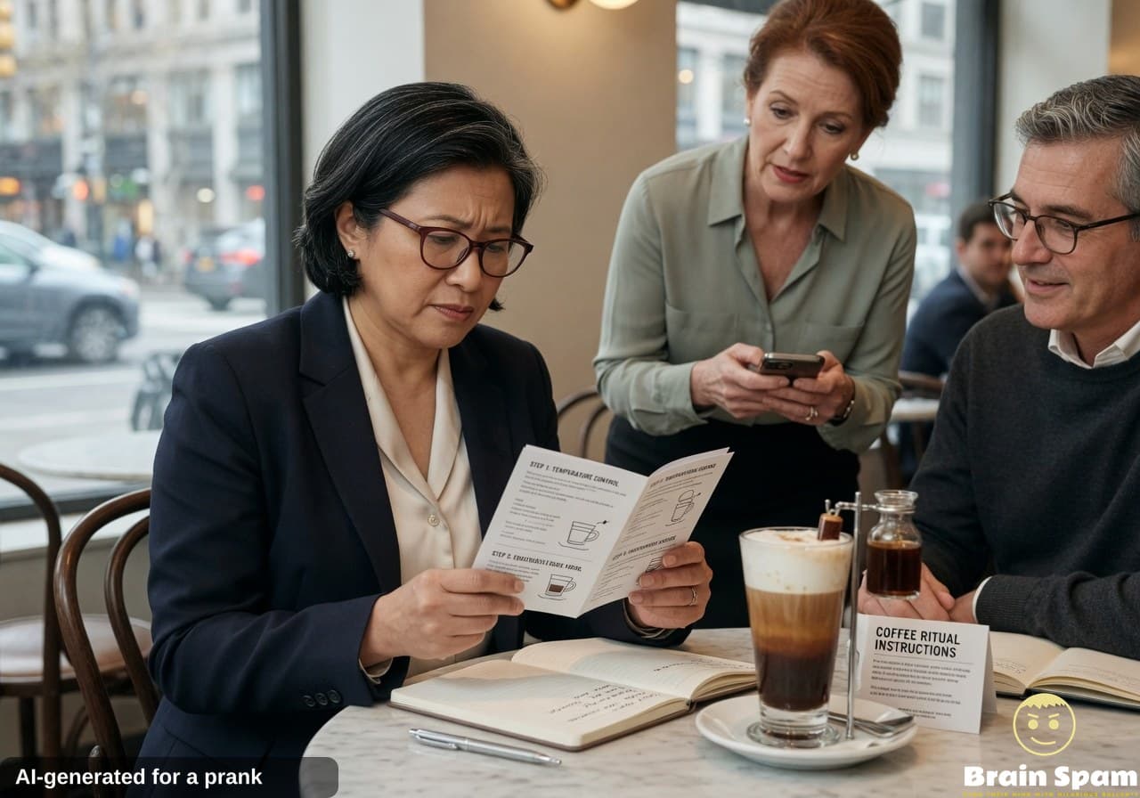 SHOCKING EXCLUSIVE: CARLA SU RATES COFFEE DRINK WITH ITS OWN INSTRUCTION MANUAL IN BREAKING MOMENT THAT SENT SHOCKWAVES