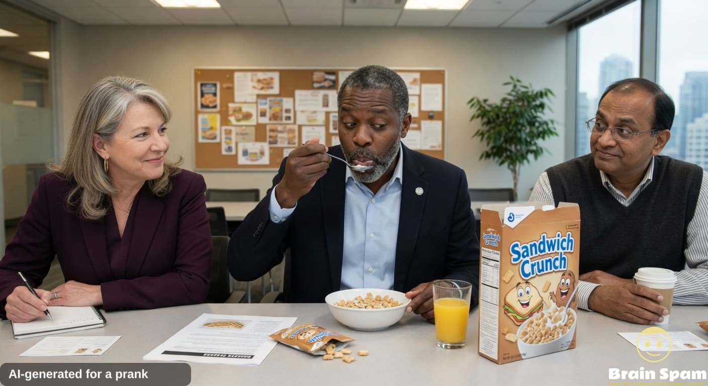Barry Onwudiwe evaluates breakfast cereal with sandwich flavor profile